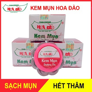 Kem mụn hoa đào hỗ trợ dưỡng da mụn trứng cá, mụn ẩn, mụn bọc, đầu đen