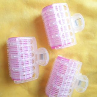 Bộ dùng cụ làm tóc không nhiệt. Tóc bấm cúp đuôi
