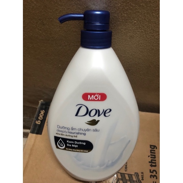 SỮA TẮM DƯỠNG ẨM DOVE 500gr tặng