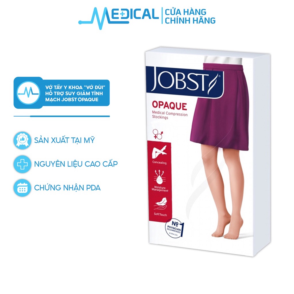 Vớ tất đùi y khoa hỗ trợ suy giãn tĩnh mạch JOBST Opaque - MEDICAL