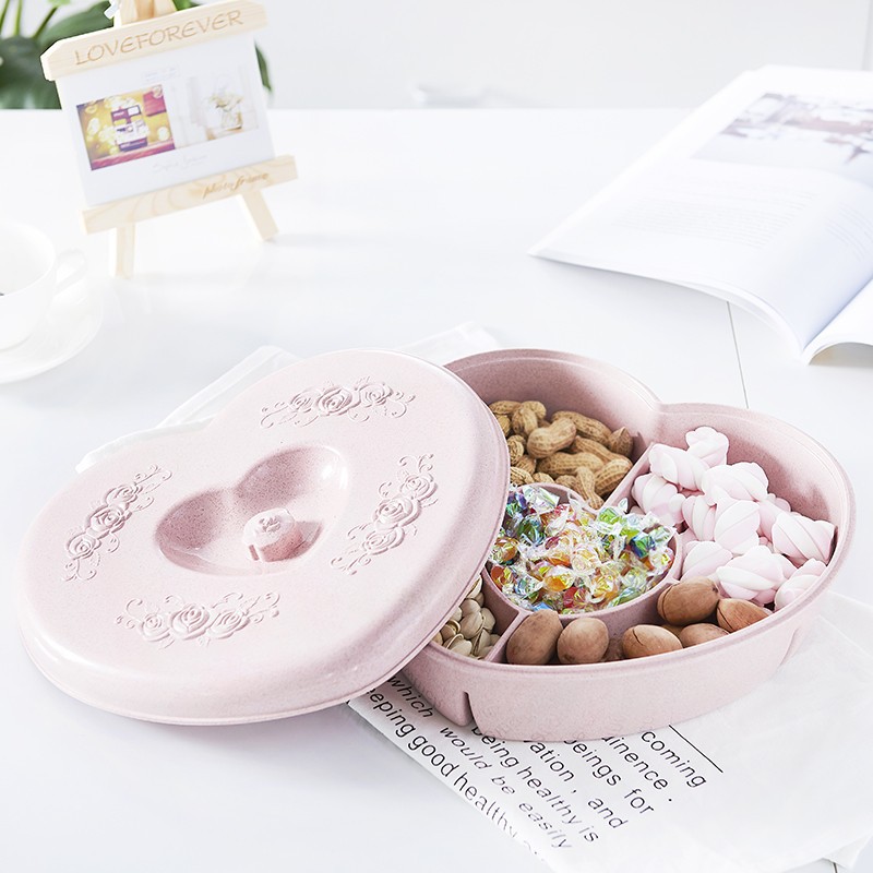 KHAY MỨT LÚA MẠCH 5 NGĂN HÌNH TRÁI TIM Hot 𝐆𝐈𝐀𝐃𝐔𝐍𝐆𝐓𝐎𝐍𝐆𝐊𝐇𝐎𝟏