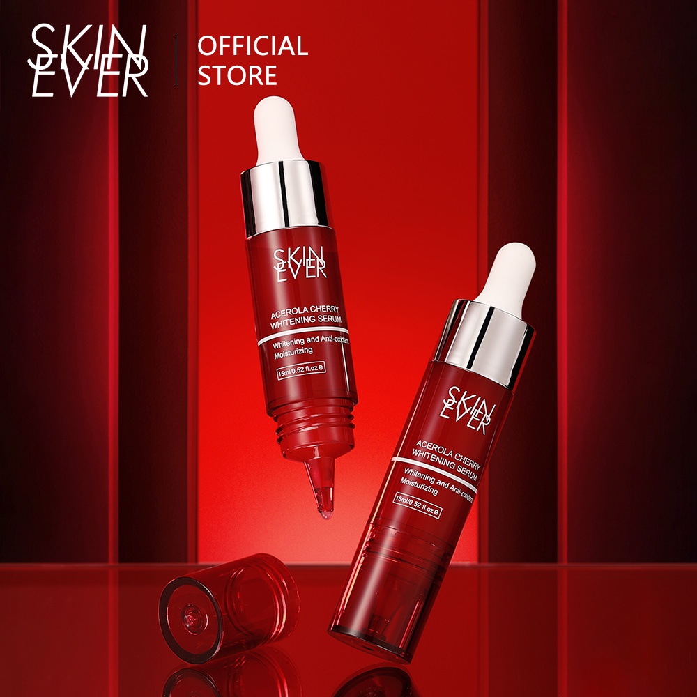 Serum Làm Trắng Ba Lần SKIN EVER Chiết Xuất Sơ Ri Làm Trắng Da 15ml