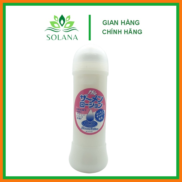 [ chính hãng chuẩn đục trơn ] Gel Bôi Trơn Tinh Trùng Nhật Bản 300ml - siêu Trơn đục như thật SOLANA