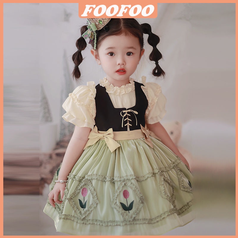 Đầm Công Chúa Anna Phong Cách Lolita Mới Cho Bé Gái
