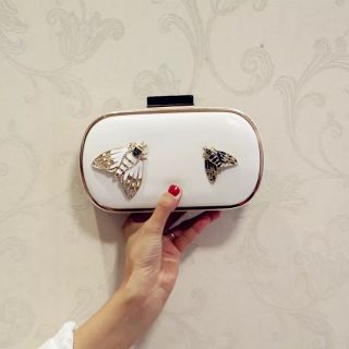 Clutch đi tiệc - ví cầm tay - túi xách dự tiệc hình ong bướm sang chảnh mã7