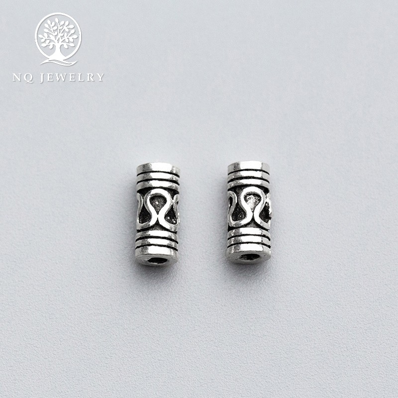 Charm bạc ống nhỏ - NQ Jewelry