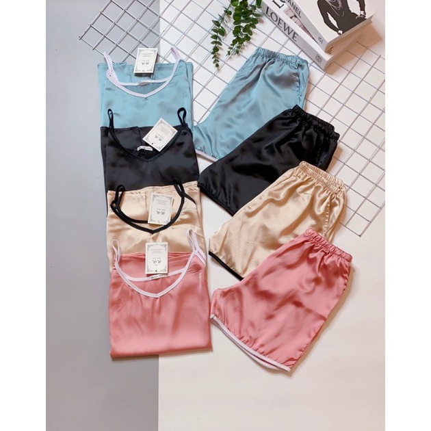 Bộ Lụa Satin 2 Dây Hot Trend - Hàng thiết kế