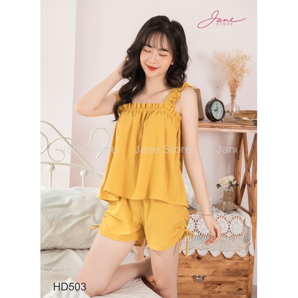 SNU458 - BỘ ĐÙI NỮ 2S BÈO VAI CHUN NGỰC GU