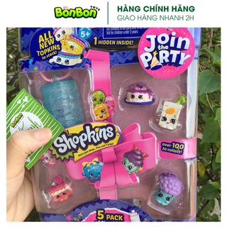 Đồ chơi Shopkins Season 7 siêu đáng yêu (hộp 5 nhân vật) - chính hãng - fullbox