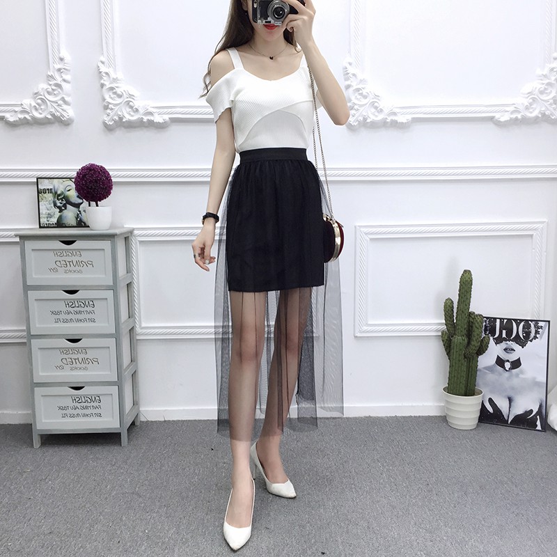 Chân Váy Ren Dài, Dáng Công Chúa Xếp Ly Cực Xinh CV15