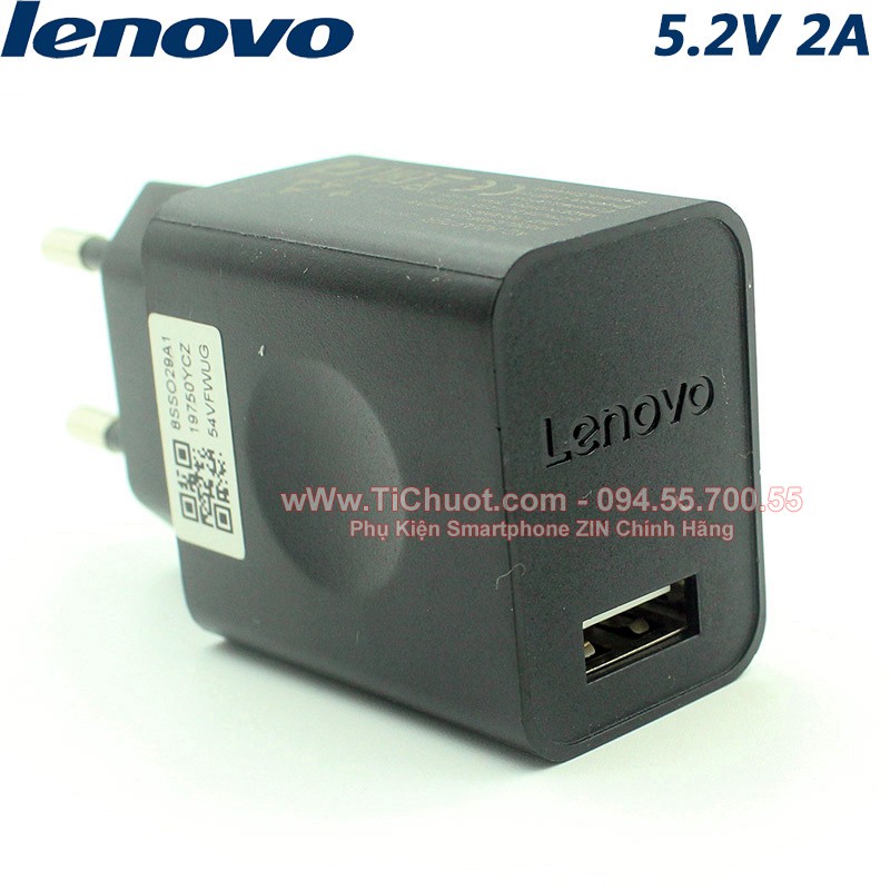 [Chính Hãng] Củ Sạc Lenovo 5.2V-2A Zin