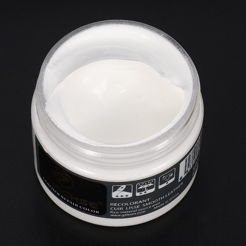 EIDECHSE Car Leather Repair Kit Auto Complementary Color Paste Car Seat Sofa Holes Scratch Cracks Rips Paint Car Coating White