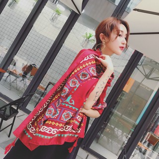 Khăn choàng đi biển thổ cẩm boho S31805