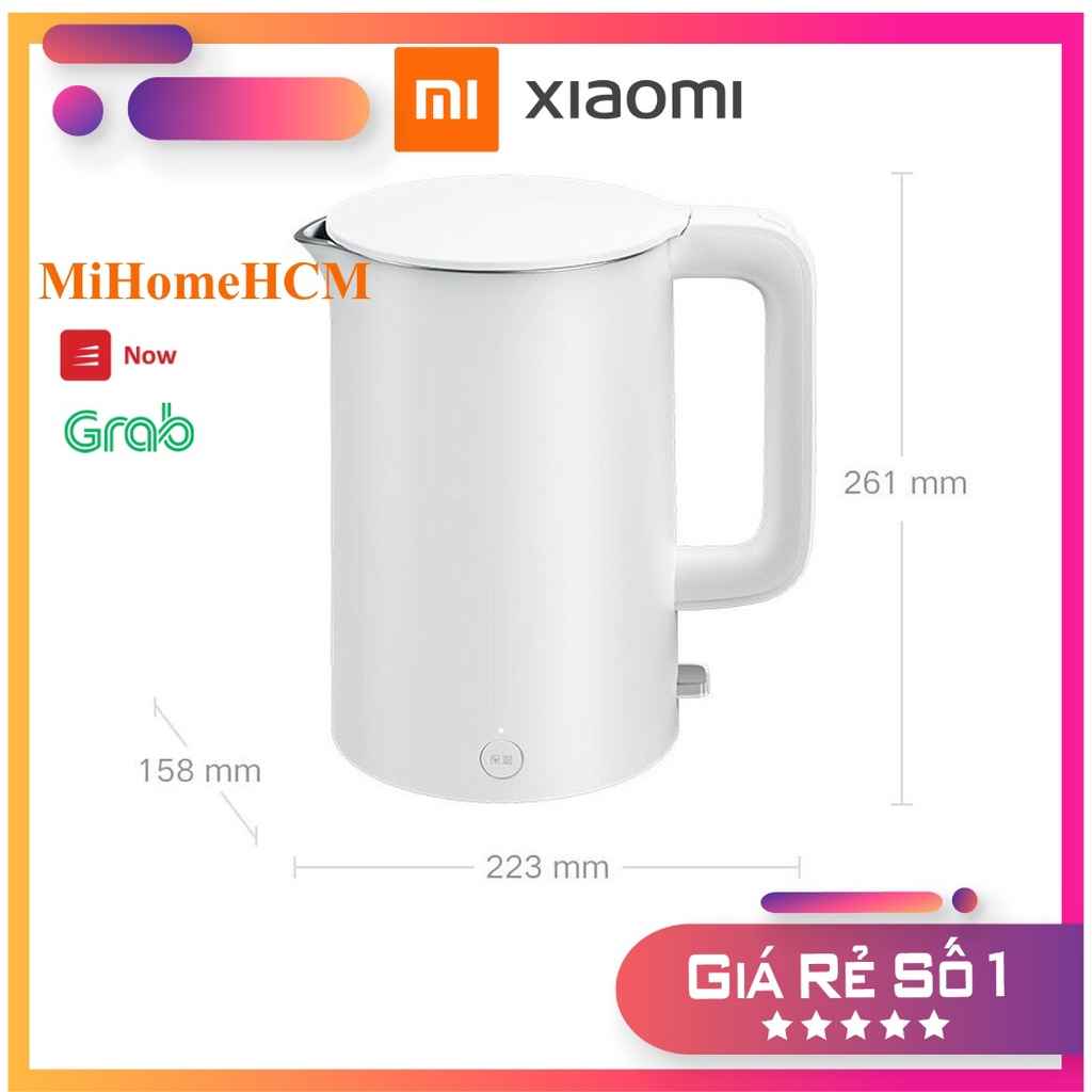 [HỎA TỐC 2H]Ấm Đun Nước Siêu Tốc Xiaomi 1S/1A 1.5L và 1.7L Giữ nhiệt An Toàn