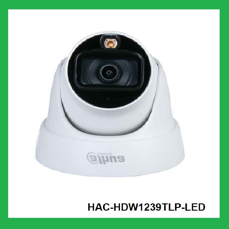 Camera Dome HDCVI 2.0 Megapixel DAHUA DH-HAC-HDW1239TLP-A-LED -Hàng chính hãng Bh 2 Năm