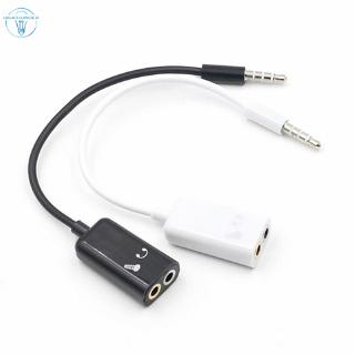 Dây cáp tách 2 cổng jack âm thanh 3.5mm
