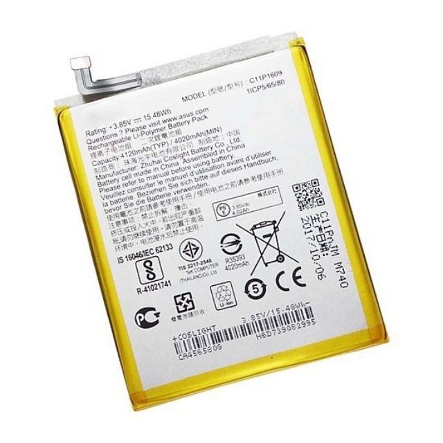 Pin asus zenfone 4 max X00HD , ZC520KL 4100mAh bảo hành 6 tháng