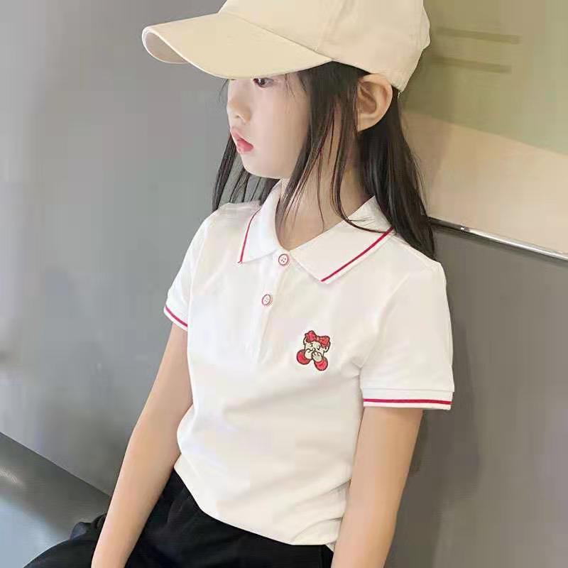 Áo Thun Tay Ngắn Phong Cách Mới 2022 Dành Cho Bé Gái Sm