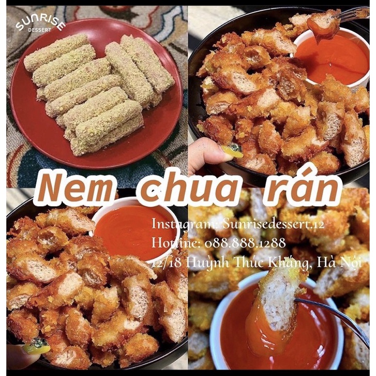 (Hoả tốc Hà Nội) Nem chua rán - Sunrise Dessert