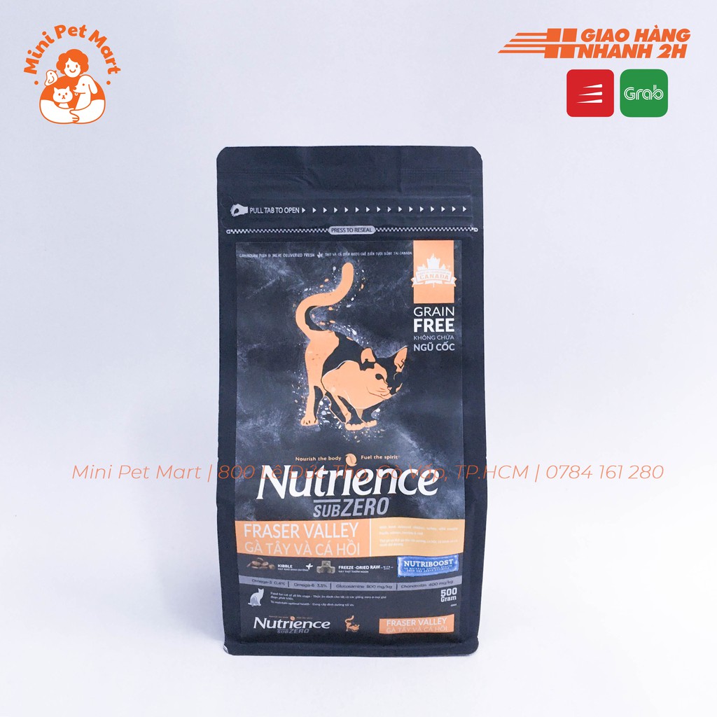 NUTRIENCE Sub Zero 500g - Thức ăn hạt cho mèo trưởng thành