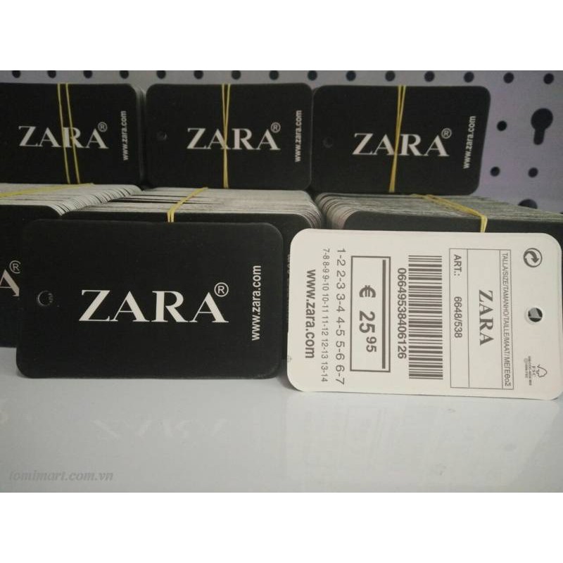 Mac quần áo - 200 tag quần áo Zara đen