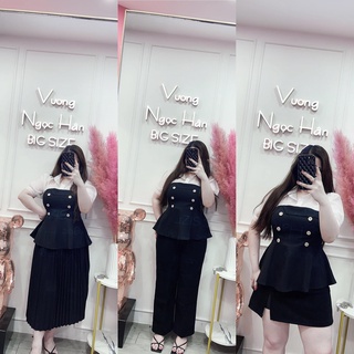 ÁO PELUM NÚT VÀNG BIGSIZE VƯƠNG NGỌC HÂN