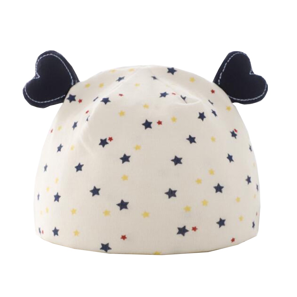 Mũ Cotton In Họa Tiết Ngôi Sao Dễ Thương Thời Trang Xuân Thu Cho Bé Sơ Sinh Từ 0-3 Tháng Tuổi