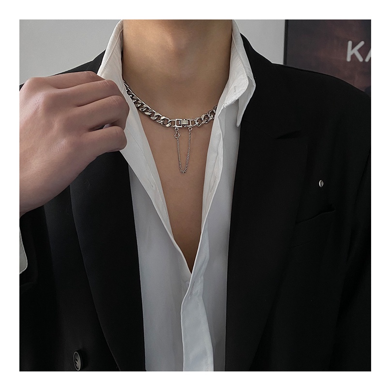 Dây Chuyền Vòng Cổ Nam Nữ Chuỗi Trơn Cuban Chain Xích Basic Thời Trang Ngầu Hiphop Titan Đẹp Không Gỉ - Camcamvintage