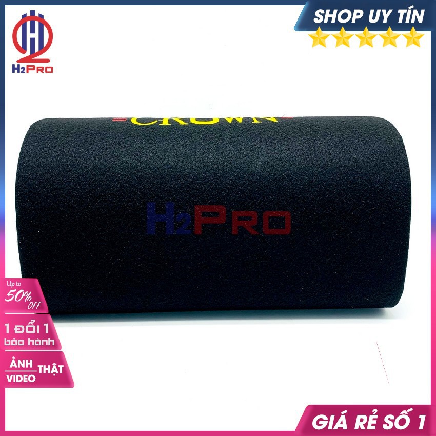 Loa bluetooth Crown 8 Bass 20-180W, Usb-Thẻ Nhớ-Radio Fm, Điện 12V-220V, Loa Bluetooth 12V Cho Ô Tô Nhạc Hay Audio