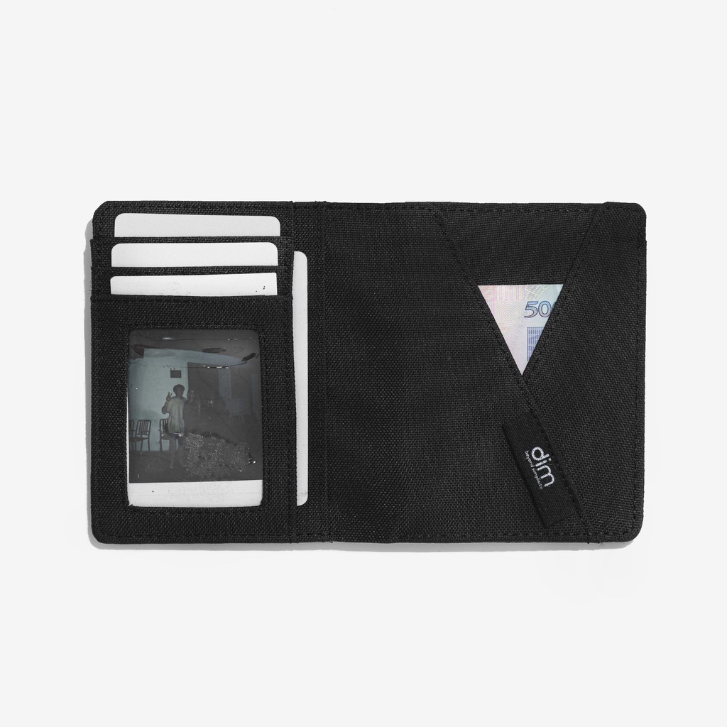 Ví Vải gập đôi Màu Phối DIM Lined Wallet - Đứng (Ngăn Rút Tiền Nhanh)