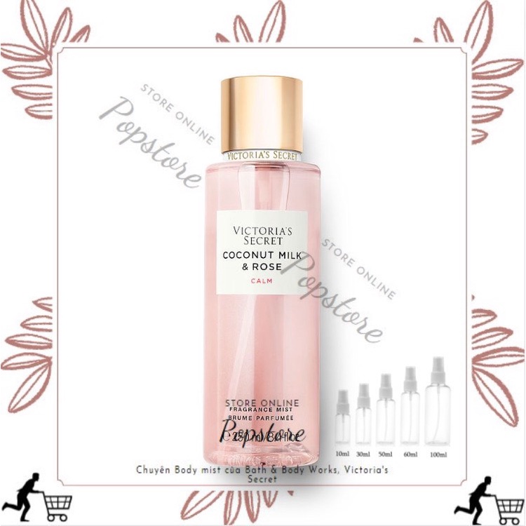 Xịt thơm toàn thân Coconut Milk & Rose Calm