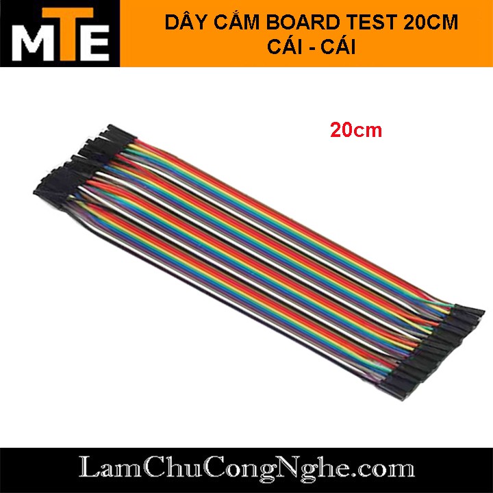 Dây cắm board test cái cái 20 cm (40 sợi)