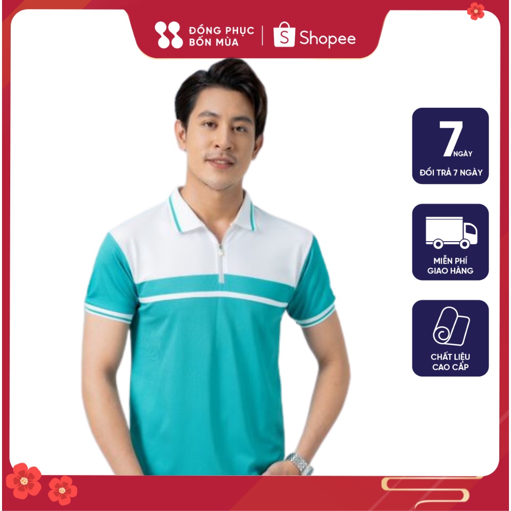 Áo Phông Nam / Nữ Polo Tay Ngắn Phong Cách Thời Trang chất liệu cotton cao cấp hàng sẵn kèm video