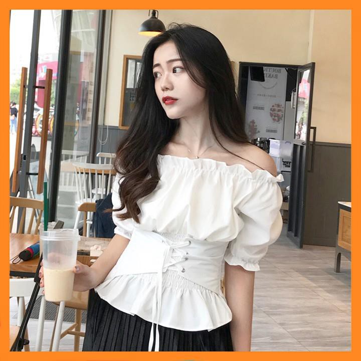 Sơ mi nữ kiểu trễ vai  [TTBK]