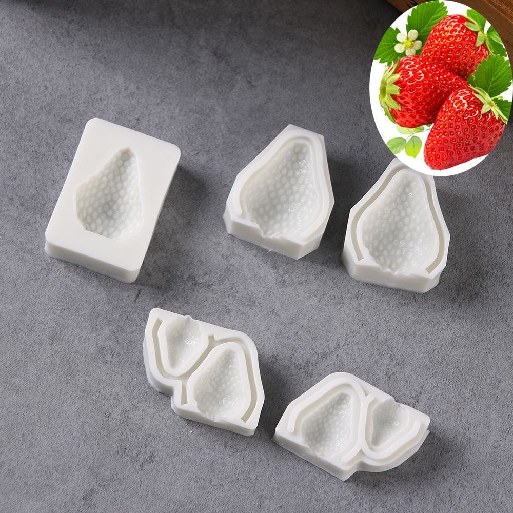 Daphne Khuôn Silicon Làm Bánh Kẹo Hình Trái Dâu Thân Thiện Với Môi Trường DIY