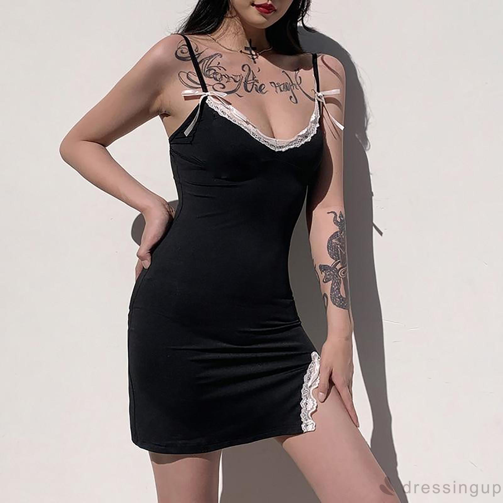 Đầm Nữ Cổ Chữ V Lưng Trần Xẻ Tà Quyến Rũ | BigBuy360 - bigbuy360.vn