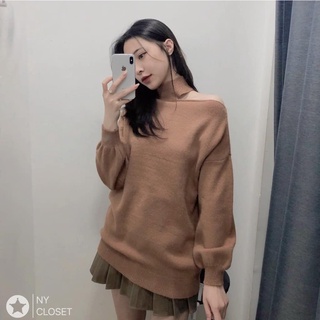 áo len hở vai hot nhất 2021