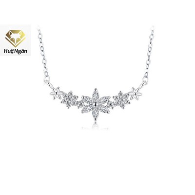 Dây chuyền bạc Ý 925 Huệ Ngân - Bông hoa PP1811