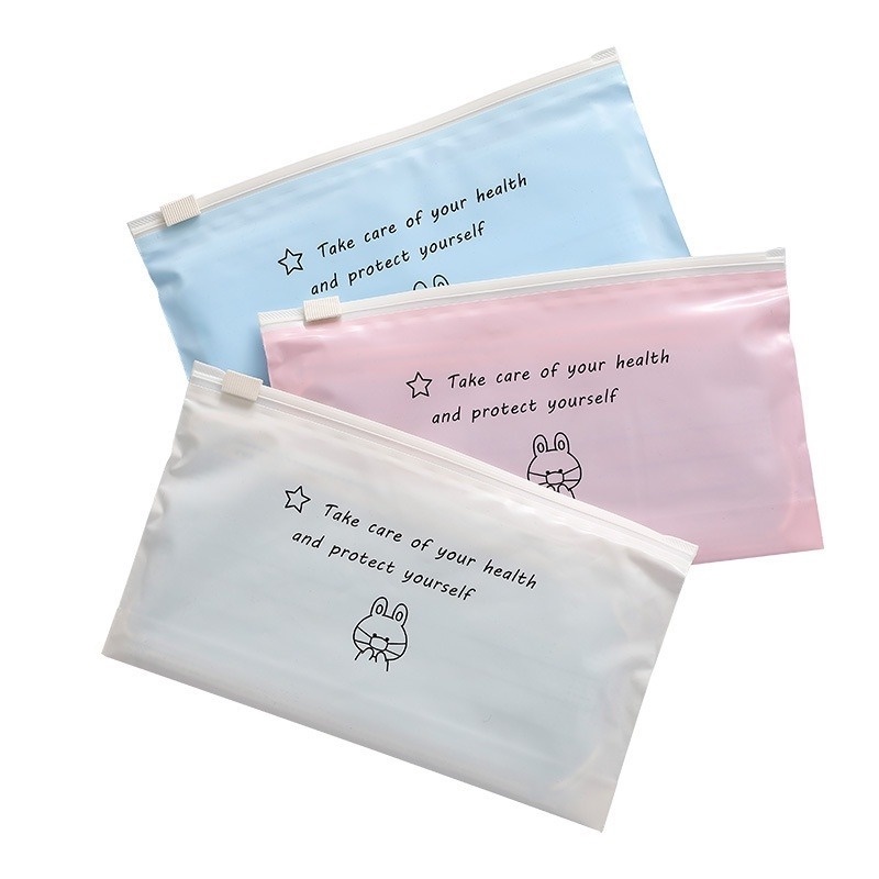 1 TúI LưU Trữ Mặt Nạ Chống Bụi Không Thấm Nước Có Thể Gập Lại Thân Thiện Với Môi Trường