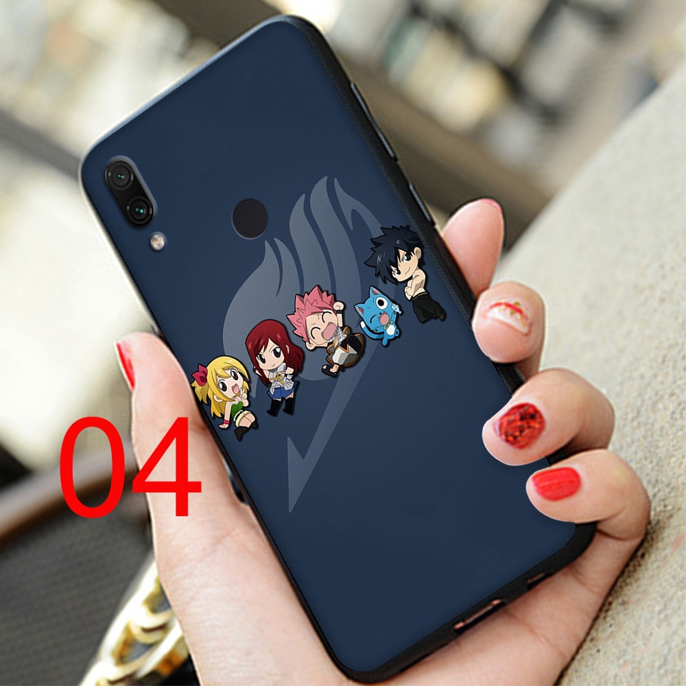 Ốp lưng in Fairy Tail nhiều mẫu mã cho điện thoại Xiaomi Redmi Note 6 7 Pro 6A S2 Go