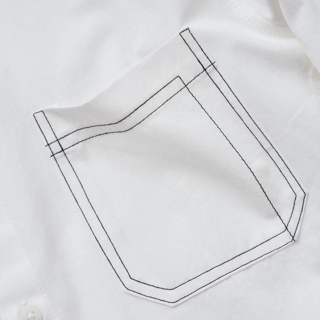 Áo Sơ Mi Dài Tay Nam Trơn Túi ATINO Vải Cotton mềm mịn thoáng mát Form Regular SM4.4499