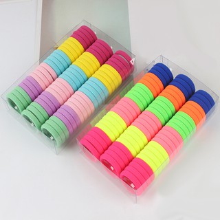Set 66 Dây Cột Tóc Nhiều Màu Cho Bé Gái