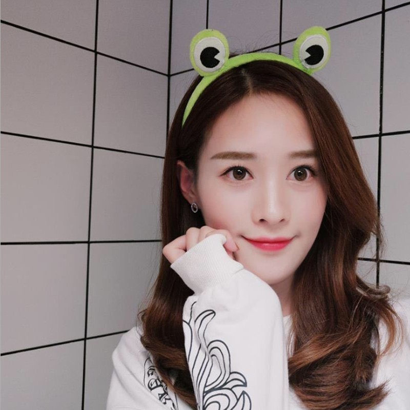 Băng đô/ Cài tóc hình chú ếch phong cách Hàn Quốc xinh xắn cho nữ
