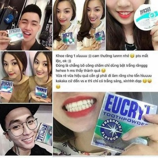 Kem Đánh Răng , Bột Tẩy Trăng Eucryl - Anh