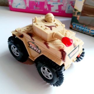 Đồ chơi xe chạy pin nhào lộn (xe tăng,xe bò)