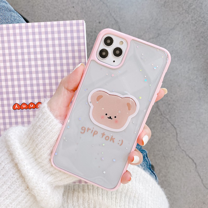 Ốp lưng iphone Couple Cartoon viền màu 5/5s/6/6plus/6s/6splus/7/7plus/8/8plus/x/xr/xs/11/12/pro/max/plus/promax