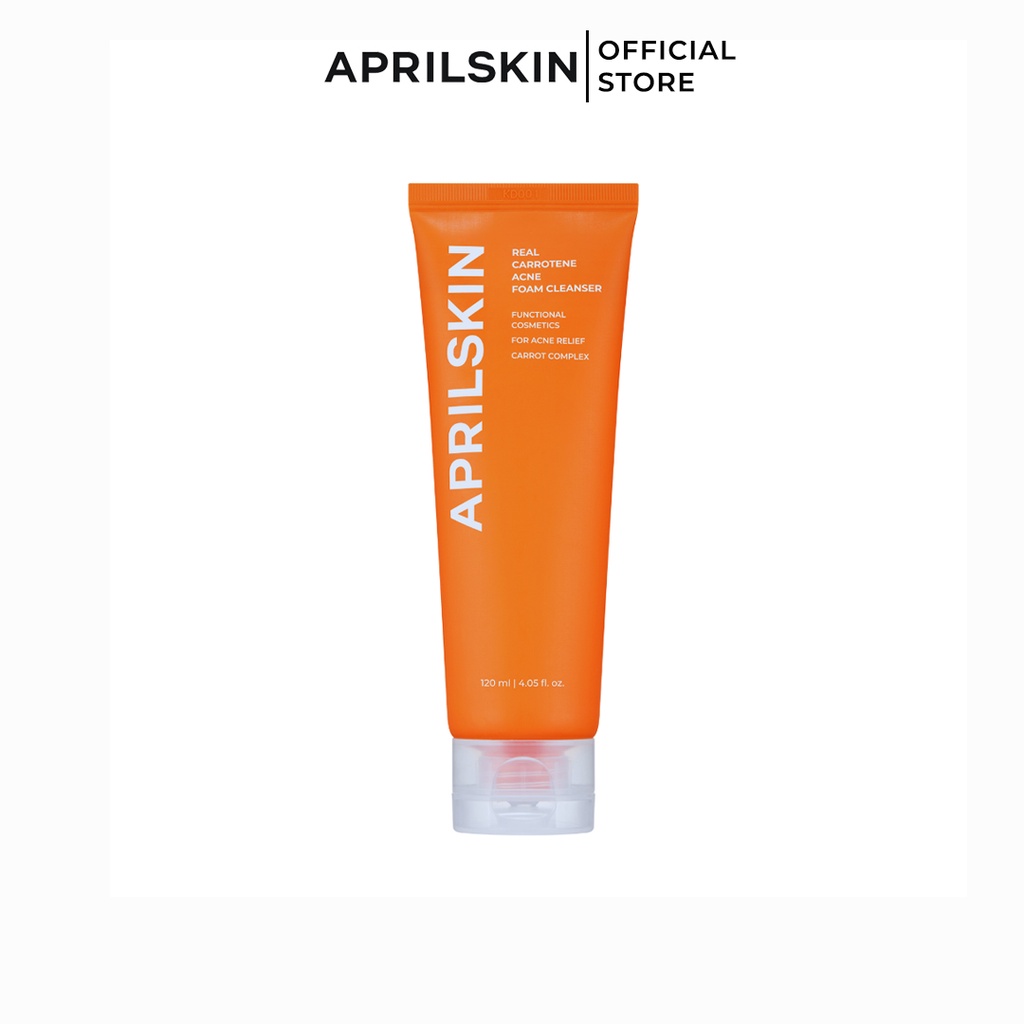 Sữa rửa mặt Aprilskin Carrot Acne Foam Cleanser 120ml