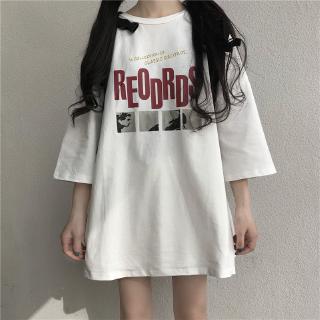Áo thun tay lỡ unisex oversize dáng rộng thời trang