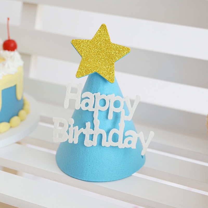 Nón Happy Birthday Style Hàn Quốc Nhỏ Xinh