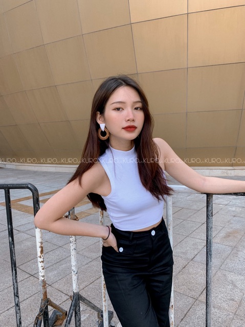 Áo sát nách cổ lọ | BigBuy360 - bigbuy360.vn